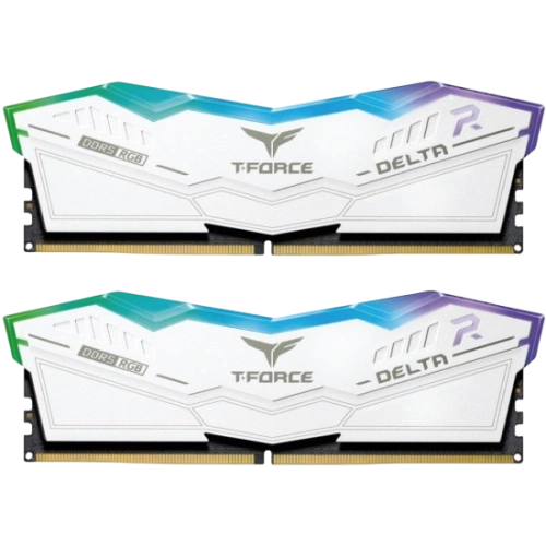 Оперативная память 32 Gb 7200 MHz Team Group T-FORCE DELTA RGB White (FF4D532G7200HC34ADC01)