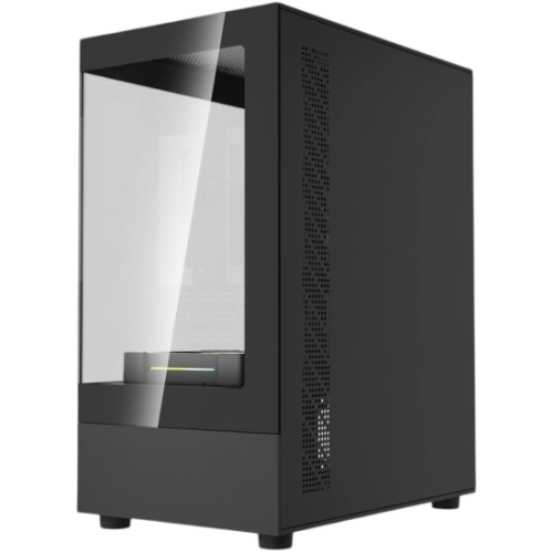 Компьютерный корпус Powercase Vision Micro M1 TG ARGB Black (CVMM1B-A3)