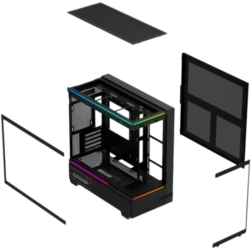 Компьютерный корпус Thermalright M10 TG Black (TRTLM10B)