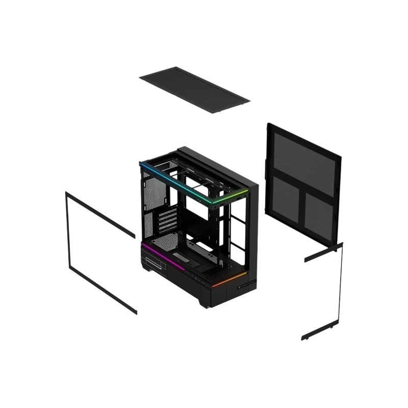 Компьютерный корпус Thermalright M10 TG Black (TRTLM10B)