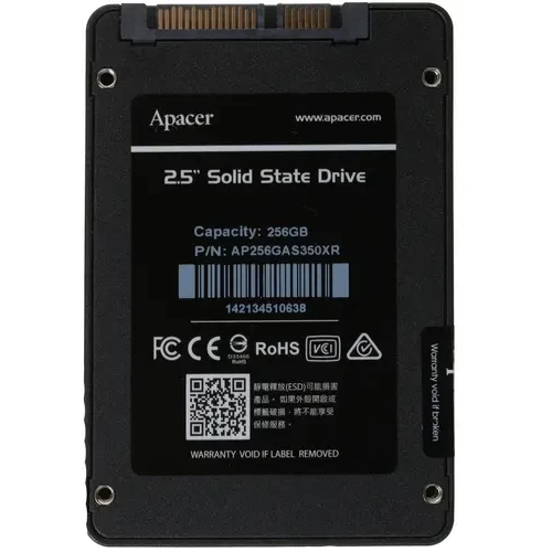 Твердотельный накопитель Apacer 256 Gb (AP256GAS350XR-1)