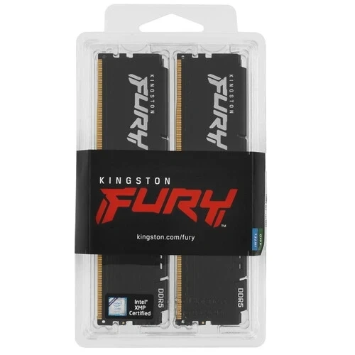 Оперативная память 128 Gb 5200 MHz Kingston FURY Beast RGB Black (KF552C40BBK4-128)