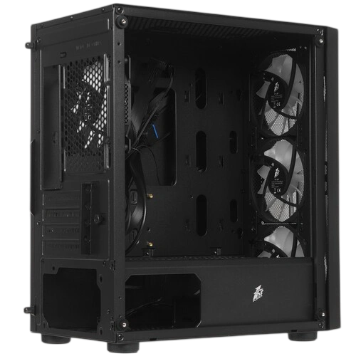 Компьютерный корпус 1STPLAYER FIREBASE X3-M TG LED Black (X3-M-BK-4F1) документация, набор крепежа