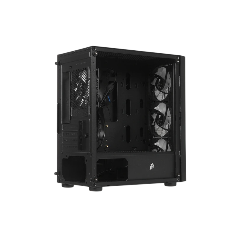Компьютерный корпус 1STPLAYER FIREBASE X3-M TG LED Black (X3-M-BK-4F1) документация, набор крепежа