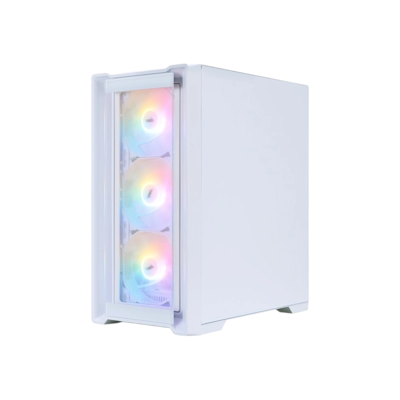 Компьютерный корпус 1STPLAYER TRILOBITE T4-G GLASS FRGB White (T4-G-WH-4F1-W)