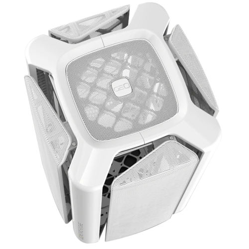 Компьютерный корпус Geometric Future Model 2 The Ark White (1AM2AKWT00101) (GF_M2-THE-ARK-WH-MESH)