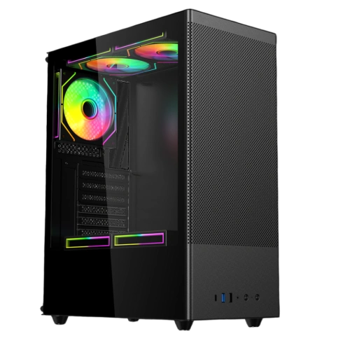 Компьютерный корпус ACD Citadel 108B TG Black (AH-SI2G0-000)