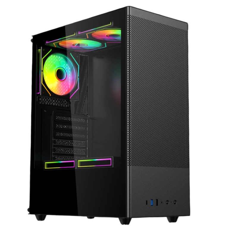 Компьютерный корпус ACD Citadel 108B TG Black (AH-SI2G0-000)