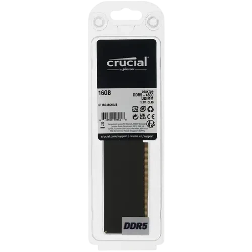 Оперативная память 16 Gb 4800 MHz CRUCIAL (CT16G48C40U5)