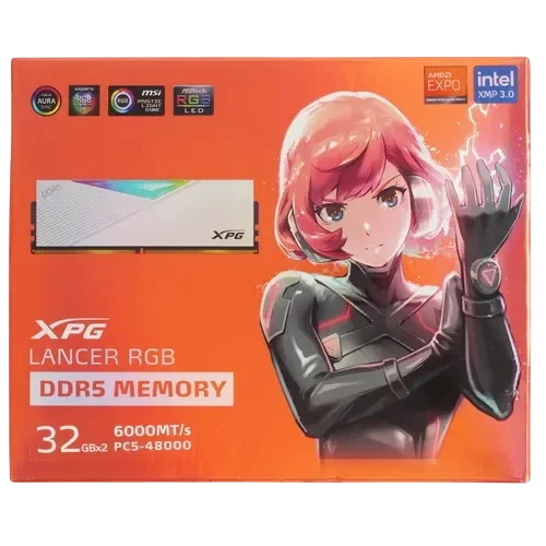 Оперативная память 64 Gb 6000 MHz ADATA XPG LANCER RGB (AX5U6000C3032G-DCLARWH)