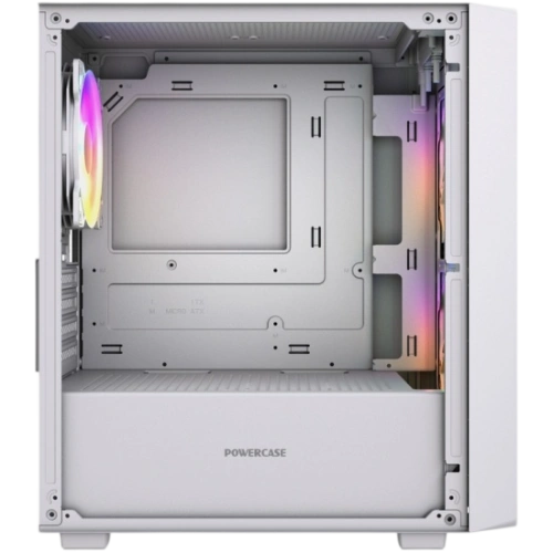 Компьютерный корпус Powercase Mistral SM07 TG ARGB White (CMMSM07W-A3)