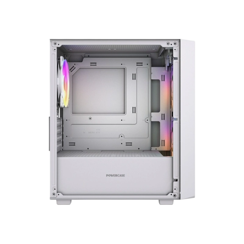 Компьютерный корпус Powercase Mistral SM07 TG ARGB White (CMMSM07W-A3)