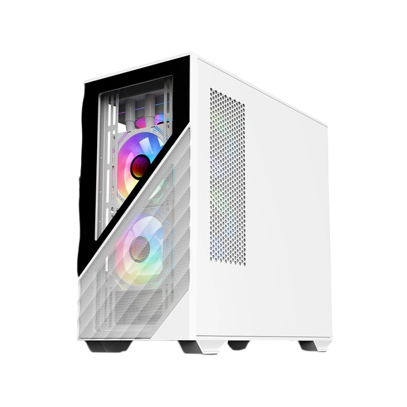 Компьютерный корпус 1STPLAYER DK D7 LED White (D7-WH-3F1-W)