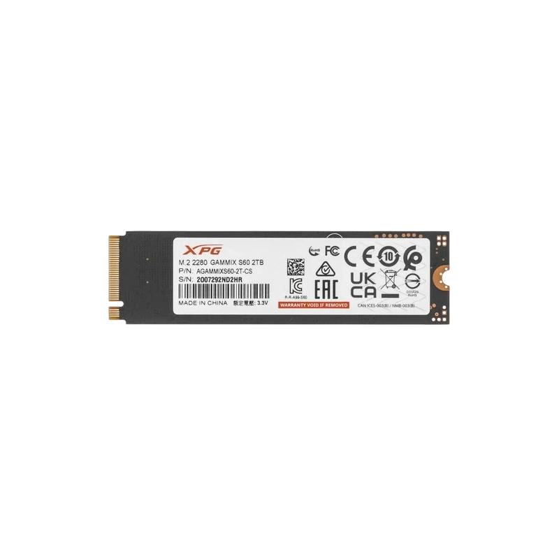 Твердотельный накопитель ADATA XPG 2000 Gb S60 Gray (AGAMMIXS60-2T-CS) BOX