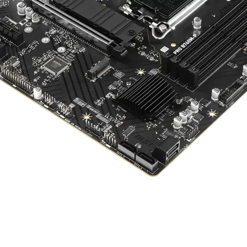 Материнская плата MSI PRO B760M-P документация, задняя планка, кабель SATA, крепеж для разъема M.2