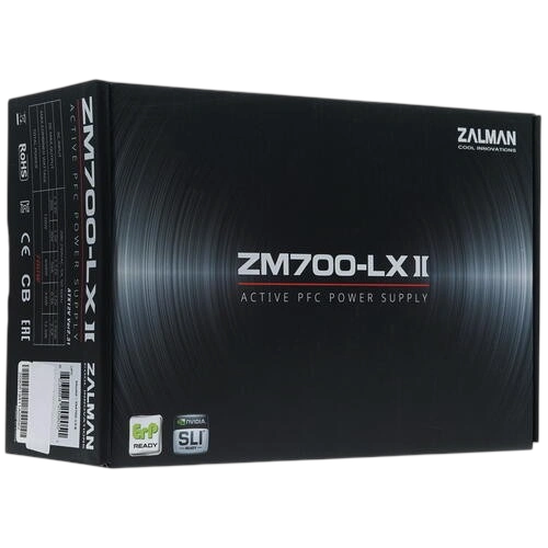 Блок питания Zalman 700W (ZM700-LX II) документация, комплект крепежа