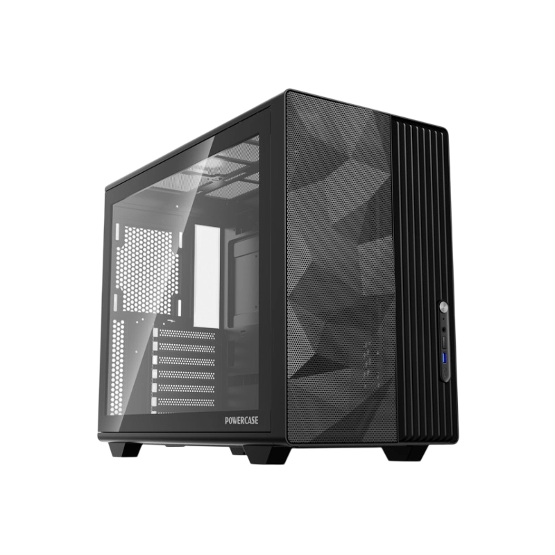 Компьютерный корпус Powercase TX5 TG Black (CTX5AB-F0)