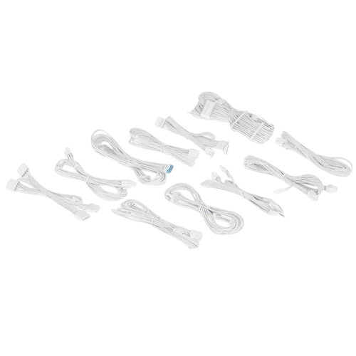 Блок питания Lian Li 1000W SX1000P White (G9P.SX1000P.W000.RU) 16 Pin (PCIe 5.1 Connector Cable Details) документация, кабельные стяжки, комплект кабелей, комплект крепежа