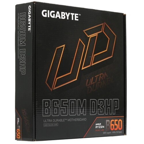 Материнская плата Gigabyte B650M D3HP документация, задняя планка, кабель SATA