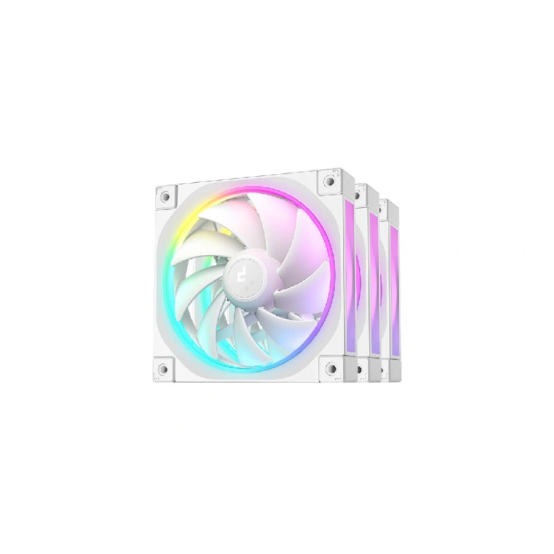 Комплект вентиляторов для корпуса Deepcool ARGB White (FL12 WH-3 IN 1)