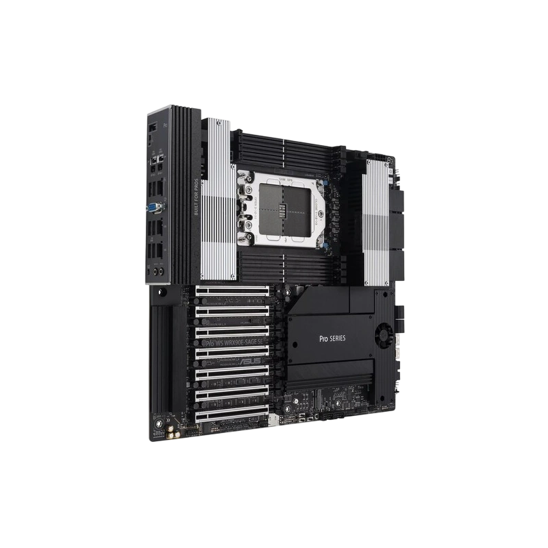 Материнская плата ASUS PRO WS WRX90E-SAGE SE (90MB1FW0-M0EAY0) 2 x адаптер CPU 8-pin на PCIe 8-pin, 4 x кабель SATA, Q-коннектор, документация, кабель mini DisplayPort - DisplayPort x2ещё