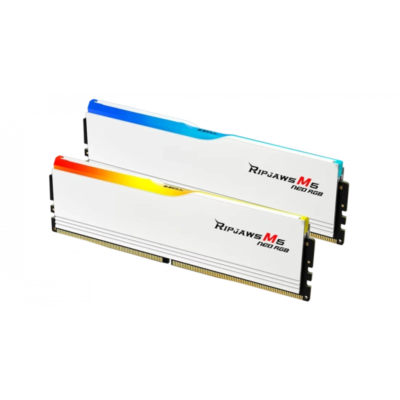 Оперативная память 64 Gb 6000 MHz G.Skill RIPJAWS M5 NEO RGB White (F5-6000J3636F32GX2-RM5NRW)
