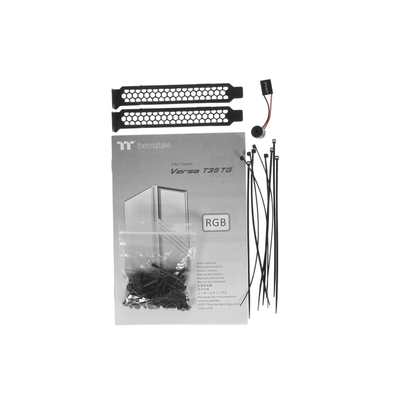 Компьютерный корпус Thermaltake VERSA T35 TG RGB Black (CA-1R7-00M1WN-00)