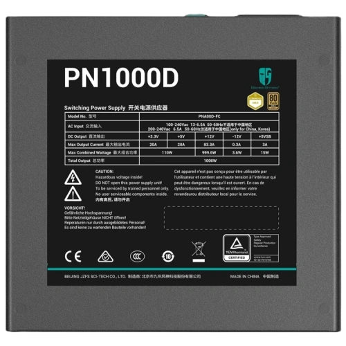 Блок питания Deepcool 1000W GAMERSTORM PN1000D 16 Pin (PCIe 5.0 Connector Cable Details)