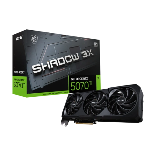 Видеокарта MSI (G507T-16S3C) GeForce RTX 5070 Ti 16G SHADOW 3X OC