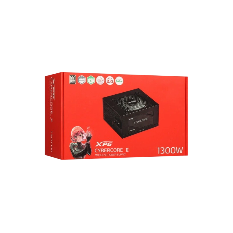 Блок питания ADATA XPG 1300W CYBERCORE II (CYBERCOREII1300P-BKCEU) 16 Pin (PCIe 5.0 Connector Cable Details)