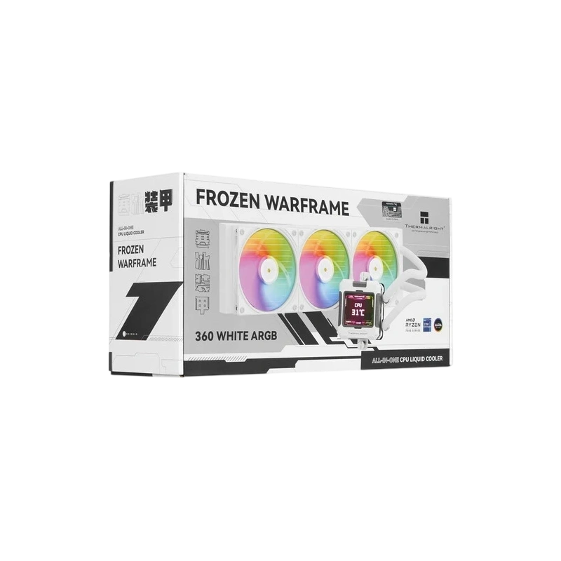 Система жидкостного охлаждения для процессора Thermalright Frozen Warframe 360 Ultra ARGB White (TRFW360UAW)