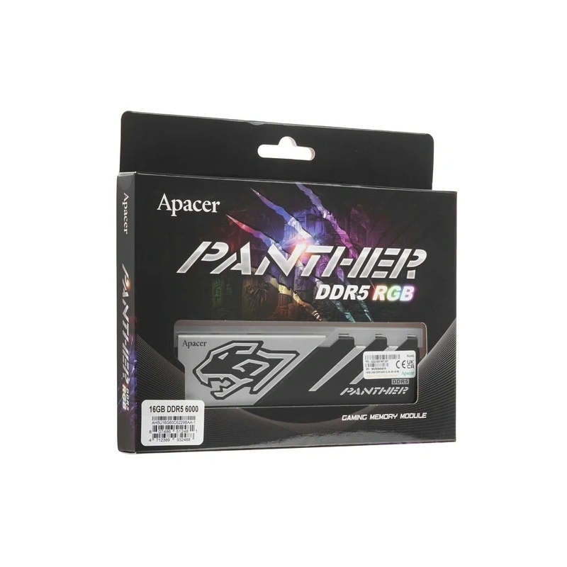 Оперативная память 16 Gb 6000 MHz Apacer Panther RGB OC Black/White (AH5U16G60C6229BAA-1)