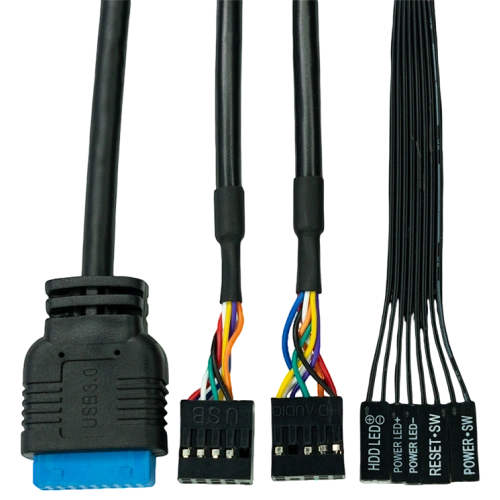 Компьютерный корпус XASTRA A303M 3ARGB Black (A303M-2FC14A-1FC12A-D)
