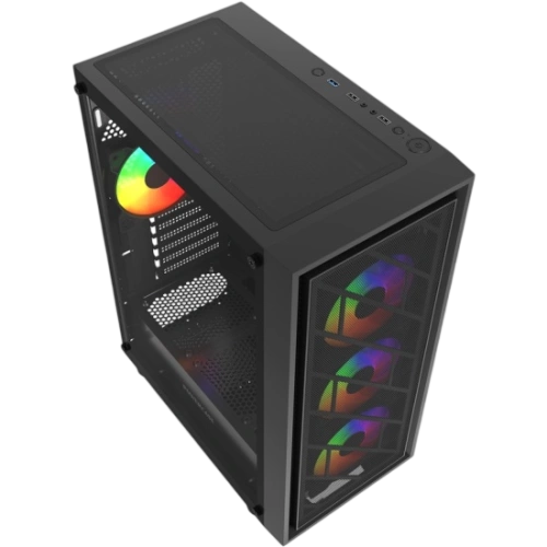 Компьютерный корпус Powercase Mistral EA16 TG FRGB Black (CMAEA16-L4)