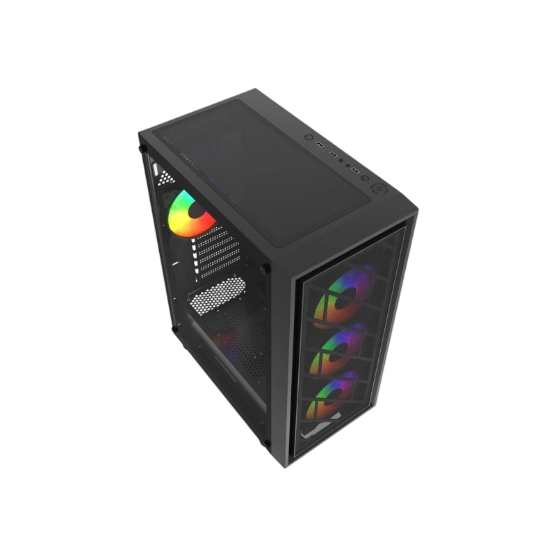 Компьютерный корпус Powercase Mistral EA16 TG FRGB Black (CMAEA16-L4)