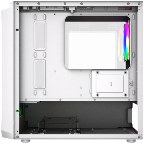 Компьютерный корпус Powercase Mistral Micro A3W TG ARGB V2 White (CMMAW-A3-V2)