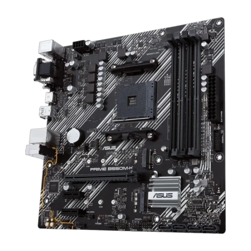 Материнская плата ASUS PRIME B550M-K (90MB14V0-M0EAY0) 2 x кабель SATA, диск с ПО, документация, задняя планка