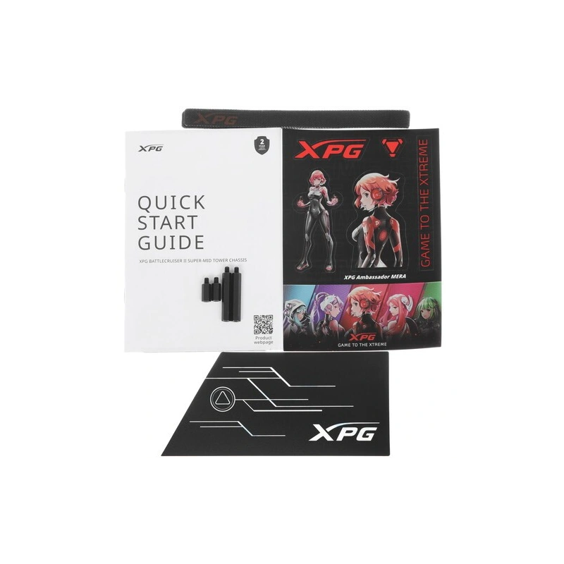 Компьютерный корпус ADATA XPG BATTLECRUISER II ST RGB Black (BATTLECRUISERIIST-BKCWW) документация