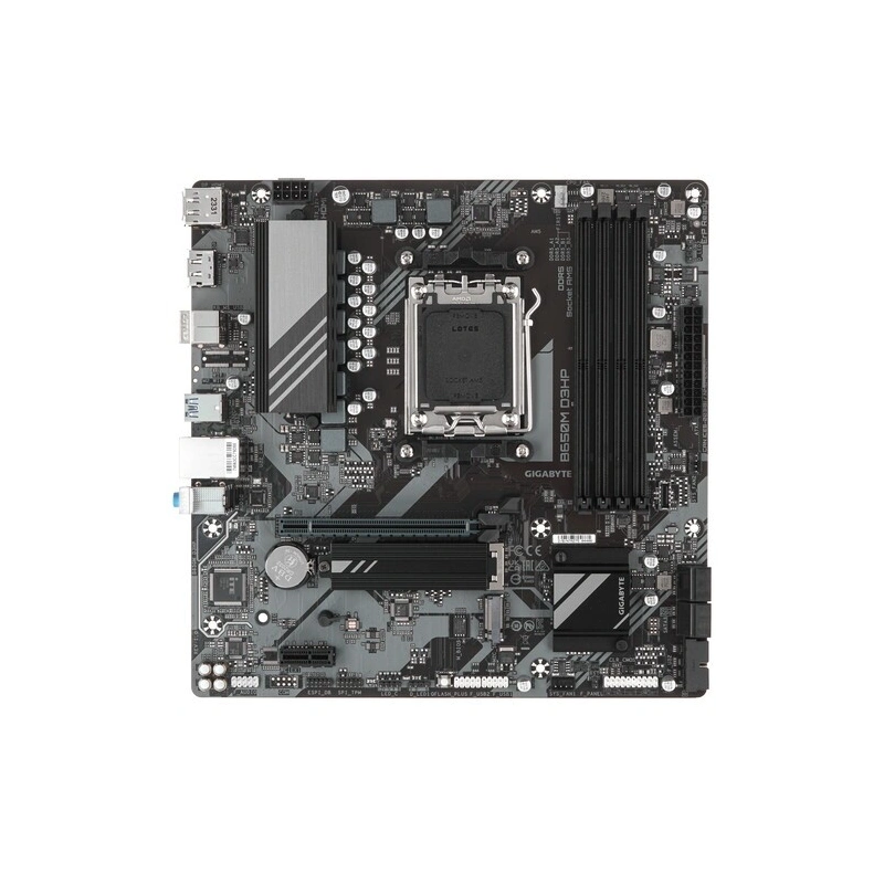 Материнская плата Gigabyte B650M D3HP документация, задняя планка, кабель SATA