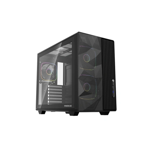 Компьютерный корпус Powercase TX5 TG ARGB Black (CTX5AB-A3)