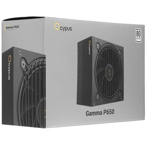 Блок питания Ocypus 650W Gamma P650 (Gamma-P650-W1HDBK024X-EU) документация, кабельные стяжки, комплект крепежа