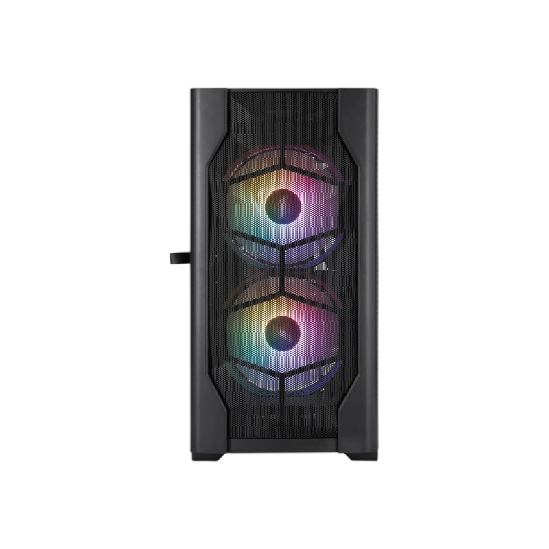 Компьютерный корпус 1STPLAYER DK D4-M FRGB Black (D4-M-BK-2F1P-1F1)