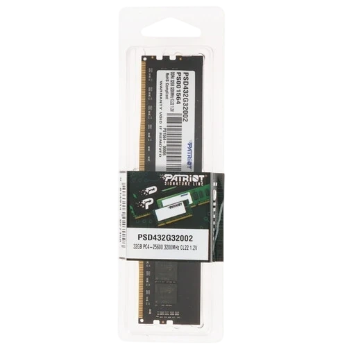 Оперативная память 32 Gb 3200 MHz PATRIOT SL (PSD432G32002)