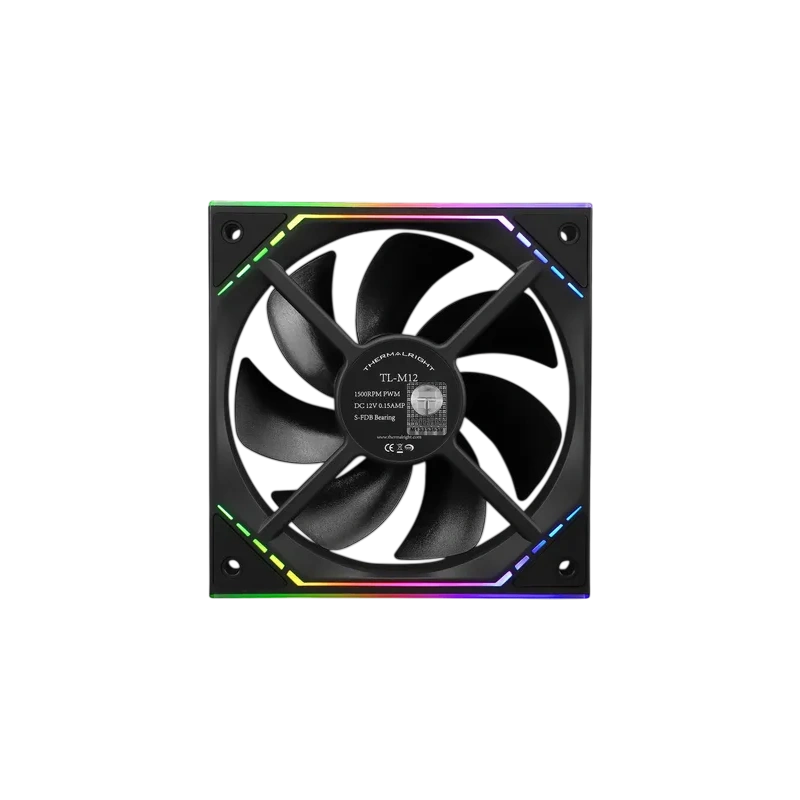 Вентилятор для корпуса Thermalright TL-M12R Reverse ARGB Black (TRTLM12R)