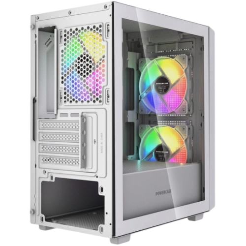 Компьютерный корпус Powercase Mistral SM04 TG ARGB White (CMMSM04W-A3)