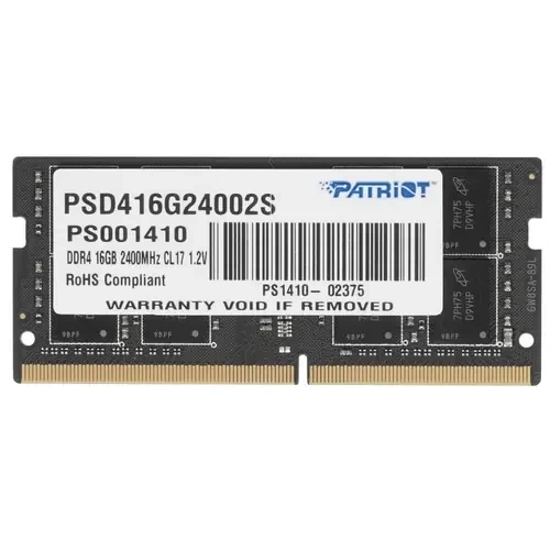 Оперативная память 16 Gb 2400 MHz PATRIOT SL (PSD416G24002S)