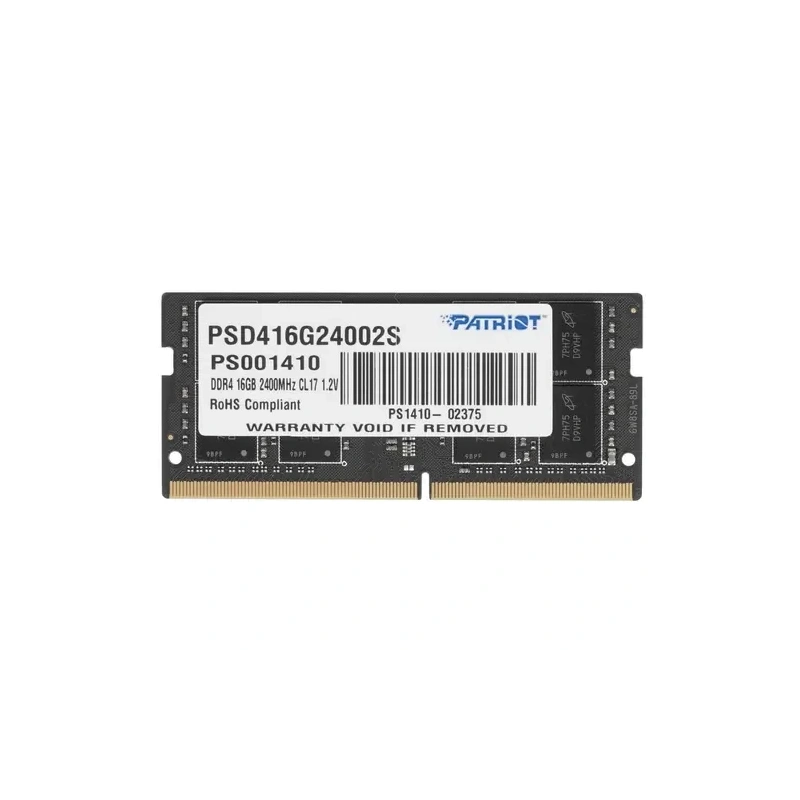 Оперативная память 16 Gb 2400 MHz PATRIOT SL (PSD416G24002S)