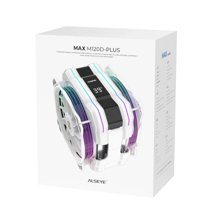Кулер для процессора ALSEYE M120D-W-Plus