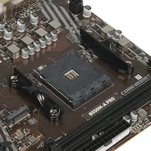 Материнская плата MSI B550M-A PRO 2 x кабель SATA, диск с ПО, документация, задняя планка