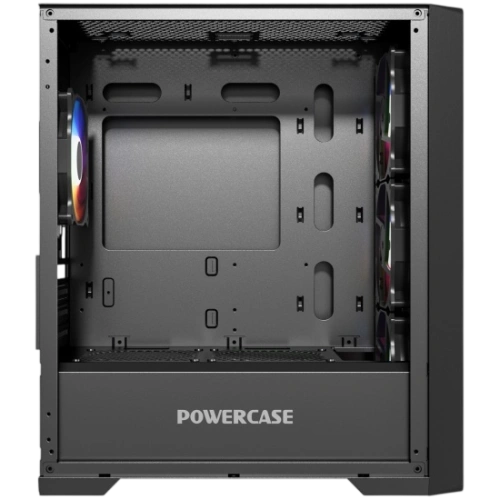 Компьютерный корпус Powercase ByteFlow Micro TG ARGB Black (CAMBFB-A4)
